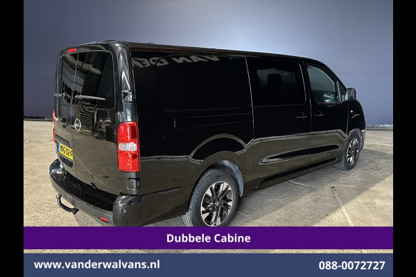 Opel Vivaro 2.0 CDTI 150pk L3H1 Dubbele Cabine Euro6 Airco | Camera | Navigatie | 5-zits | 2500kg Trekhaak Apple Carplay, Android Auto, Cruisecontrol, LM Velgen, Parkeersensoren