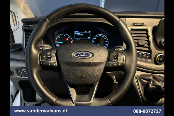 Ford Transit 2.0 TDCI 131pk L4H3 Euro6 Airco | Camera | Cruisecontrol | Verwarmde voorruit Parkeersensoren, Bijrijdersbank