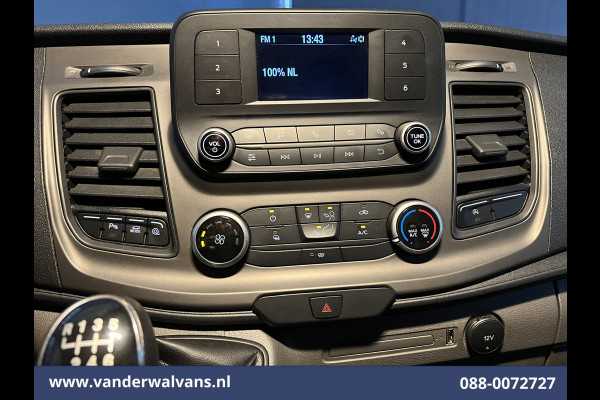 Ford Transit 2.0 TDCI 131pk L4H3 Euro6 Airco | Camera | Cruisecontrol | Verwarmde voorruit Parkeersensoren, Bijrijdersbank