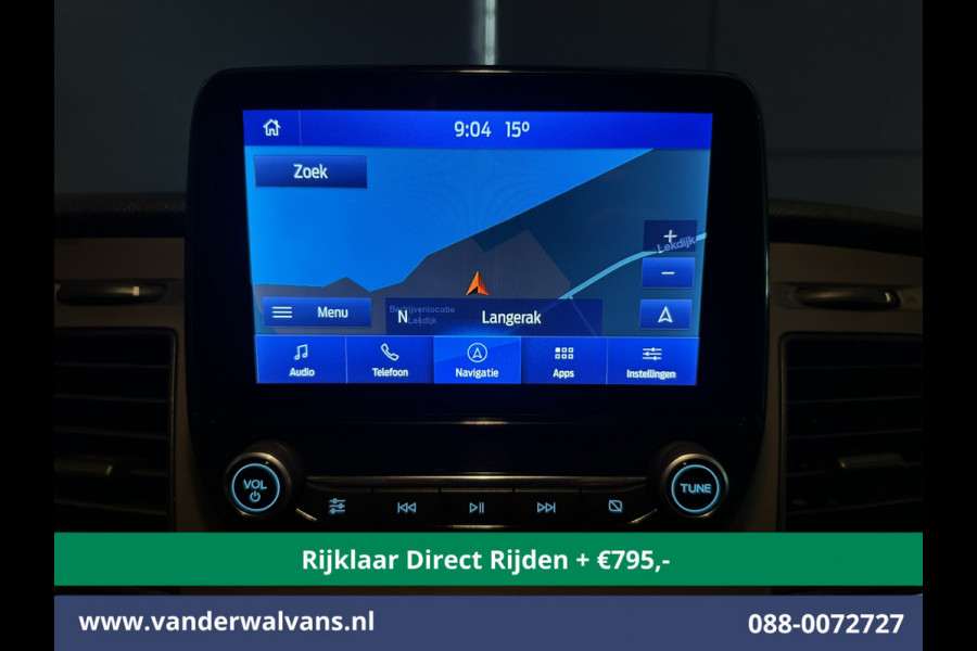 Ford Transit 2.0 TDCI 130pk L3H2 Euro6 *Rijklaar Direct Rijden* Airco | Camera | Navigatie | Cruisecontrol | Stoelverwarming Verwarmde voorruit, Parkeersensoren, Elektrisch verstelbare bestuurdersstoel, Bijrijdersbank