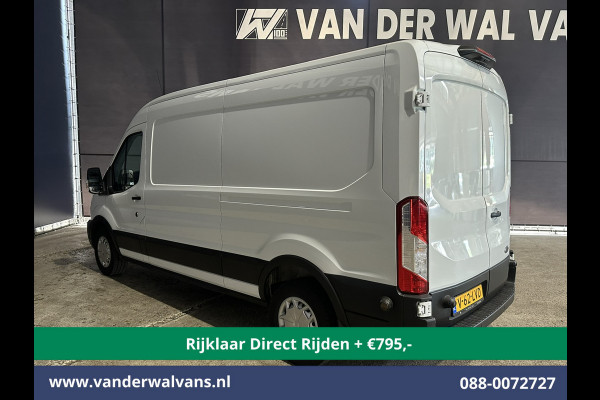 Ford Transit 2.0 TDCI 130pk L3H2 Euro6 *Rijklaar Direct Rijden* Airco | Camera | Navigatie | Cruisecontrol | Stoelverwarming Verwarmde voorruit, Parkeersensoren, Elektrisch verstelbare bestuurdersstoel, Bijrijdersbank