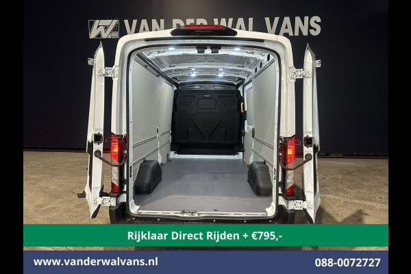 Ford Transit 2.0 TDCI 130pk L3H2 Euro6 *Rijklaar Direct Rijden* Airco | Camera | Navigatie | Cruisecontrol | Stoelverwarming Verwarmde voorruit, Parkeersensoren, Elektrisch verstelbare bestuurdersstoel, Bijrijdersbank