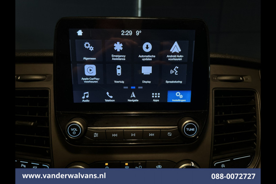 Ford Transit Custom 2.0 TDCI L2H1 Euro6 Airco | Camera | Navigatie | LED | Cruisecontrol | Stoelverwarming Apple Carplay, Android Auto, Verwarmde voorruit,  2800kg trekvermogen, parkeersensoren, Bijrijdersbank