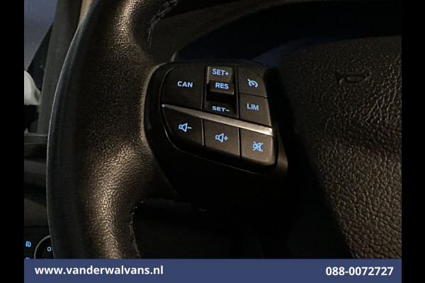 Ford Transit Custom 2.0 TDCI L2H1 Euro6 Airco | Camera | Navigatie | LED | Cruisecontrol | Stoelverwarming Apple Carplay, Android Auto, Verwarmde voorruit,  2800kg trekvermogen, parkeersensoren, Bijrijdersbank