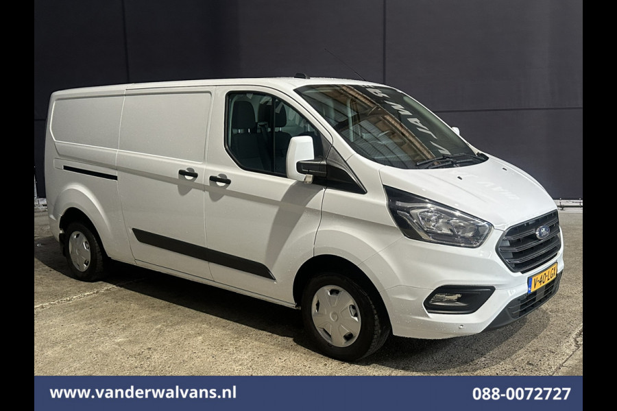 Ford Transit Custom 2.0 TDCI L2H1 Euro6 Airco | Camera | Navigatie | LED | Cruisecontrol | Stoelverwarming Apple Carplay, Android Auto, Verwarmde voorruit,  2800kg trekvermogen, parkeersensoren, Bijrijdersbank