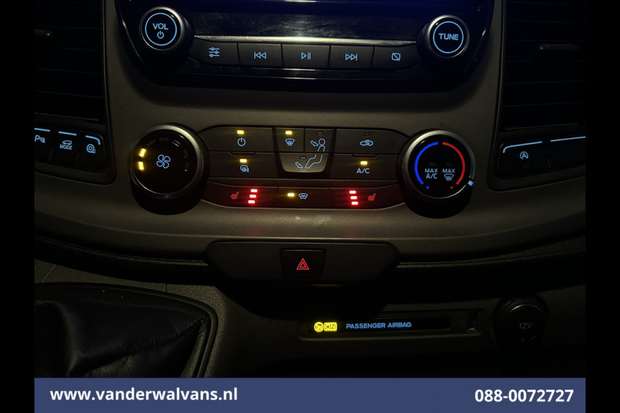 Ford Transit 2.0 TDCI 130pk L3H2 Euro6 Airco | Camera | Navigatie | Android Auto | Cruisecontrol | Parkeersensoren Stoelverwarming, Verwarmde voorruit, 2500kg trekvermogen, Bijrijdersbank
