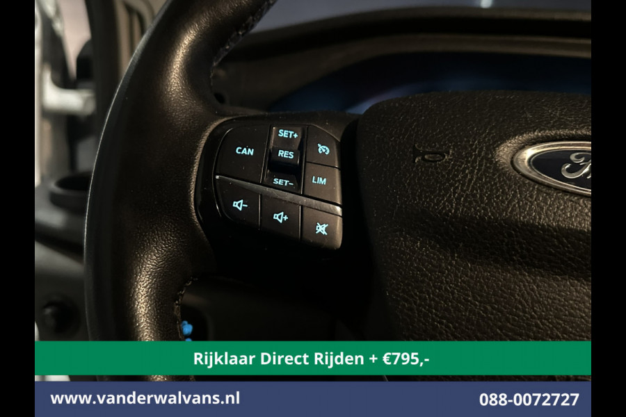 Ford Transit 2.0 TDCI 131pk L3H2 Euro6 *Rijklaar Direct Rijden* Airco | Camera | Navigatie | Android Auto | Cruisecontrol | Parkeersensoren Stoelverwarming, Verwarmde voorruit, Bijrijdersbank