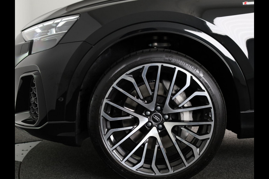 Audi Q8 55 TFSI e quattro Pro Line S 394pk | Servosluiting | Panoramadak | B&O | Ass.Plus.Remote | Sportstoel Plus | 23'' inch zilver | Trekhaak |