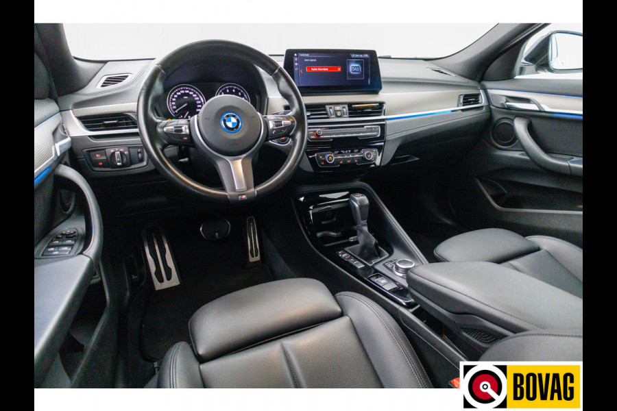 BMW X2 xDrive25e M-Sport | Head-up | Elec. klep | Stoelverwarming | Navigatie | Leer | Sfeerverlichting, App. connect