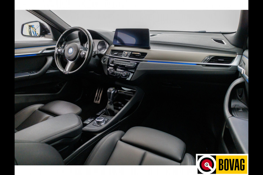BMW X2 xDrive25e M-Sport | Head-up | Elec. klep | Stoelverwarming | Navigatie | Leer | Sfeerverlichting, App. connect