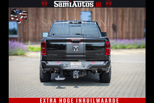 Dodge Ram 1500 Limited Night High Output 540HP 706Nm | Massage + Full Option | De Meest Luxe en Volle Pick-Up in zijn Klasse | Comfortabele Dubbele Cabine met Royale 5 Zitplaatsen | BPM vrij | Nu Leverbaar uit Voorraad | Voorraad Nr 2334 - 5409