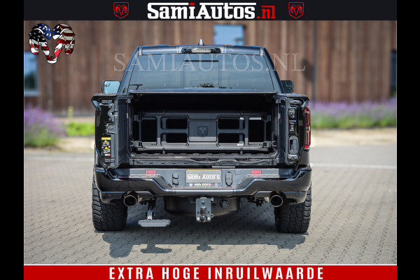 Dodge Ram 1500 Limited Night High Output 540HP 706Nm | Massage + Full Option | De Meest Luxe en Volle Pick-Up in zijn Klasse | Comfortabele Dubbele Cabine met Royale 5 Zitplaatsen | BPM vrij | Nu Leverbaar uit Voorraad | Voorraad Nr 2334 - 5409