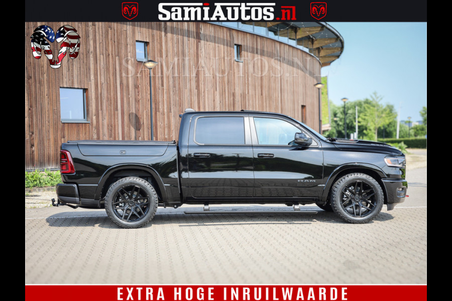 Dodge Ram 1500 Limited Night High Output 540HP 706Nm | Massage + Full Option | De Meest Luxe en Volle Pick-Up in zijn Klasse | Comfortabele Dubbele Cabine met Royale 5 Zitplaatsen | BPM vrij | Nu Leverbaar uit Voorraad | Voorraad Nr 2334 - 5409