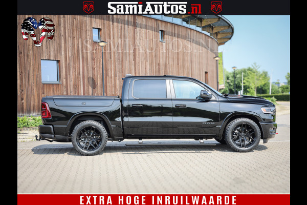 Dodge Ram 1500 Limited Night High Output 540HP 706Nm | Massage + Full Option | De Meest Luxe en Volle Pick-Up in zijn Klasse | Comfortabele Dubbele Cabine met Royale 5 Zitplaatsen | BPM vrij | Nu Leverbaar uit Voorraad | Voorraad Nr 2334 - 5409