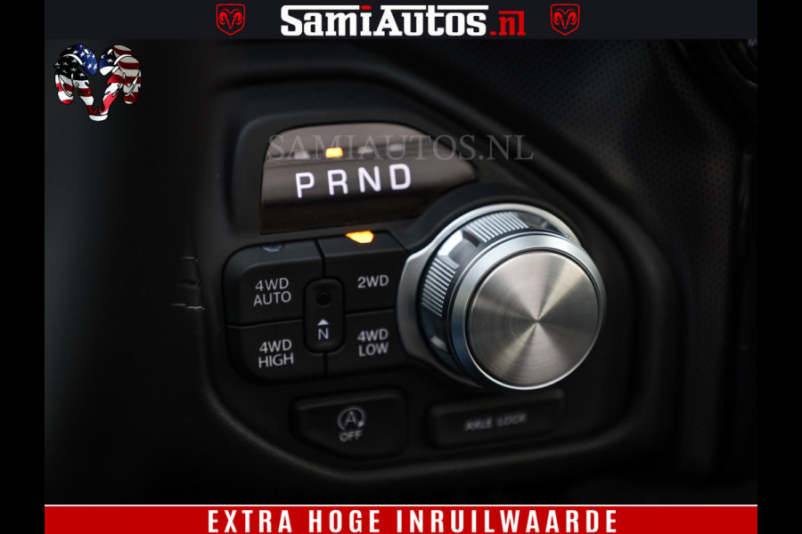 Dodge Ram 1500 Limited Night High Output 540HP 706Nm | Massage + Full Option | De Meest Luxe en Volle Pick-Up in zijn Klasse | Comfortabele Dubbele Cabine met Royale 5 Zitplaatsen | BPM vrij | Nu Leverbaar uit Voorraad | Voorraad Nr 2334 - 5409