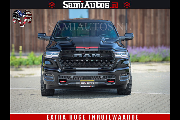 Dodge Ram 1500 Limited Night High Output 540HP 706Nm | Massage + Full Option | De Meest Luxe en Volle Pick-Up in zijn Klasse | Comfortabele Dubbele Cabine met Royale 5 Zitplaatsen | BPM vrij | Nu Leverbaar uit Voorraad | Voorraad Nr 2334 - 5409