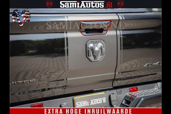 Dodge Ram 1500 Limited Night High Output 540HP 706Nm | Massage + Full Option | De Meest Luxe en Volle Pick-Up in zijn Klasse | Comfortabele Dubbele Cabine met Royale 5 Zitplaatsen | BPM vrij | Nu Leverbaar uit Voorraad | Voorraad Nr 2334 - 5409