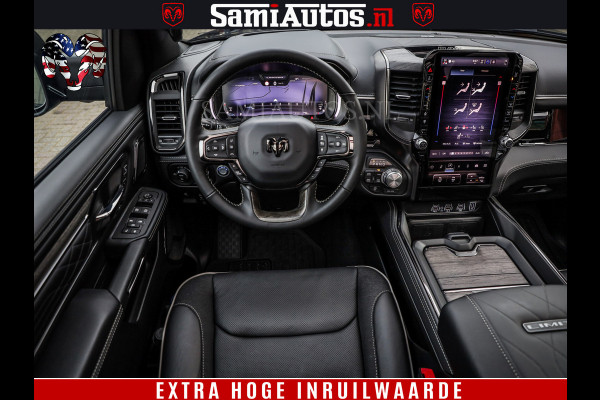 Dodge Ram 1500 Limited Night High Output 540HP 706Nm | Massage + Full Option | De Meest Luxe en Volle Pick-Up in zijn Klasse | Comfortabele Dubbele Cabine met Royale 5 Zitplaatsen | BPM vrij | Nu Leverbaar uit Voorraad | Voorraad Nr 2334 - 5409