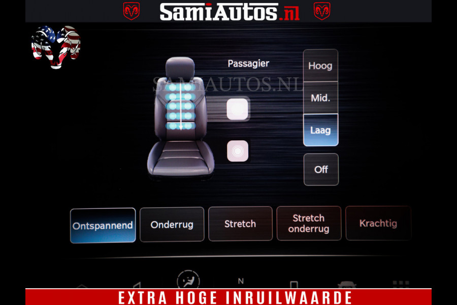 Dodge Ram 1500 Limited Night High Output 540HP 706Nm | Massage + Full Option | De Meest Luxe en Volle Pick-Up in zijn Klasse | Comfortabele Dubbele Cabine met Royale 5 Zitplaatsen | BPM vrij | Nu Leverbaar uit Voorraad | Voorraad Nr 2300 - 7689