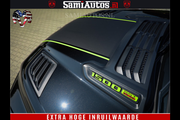 Dodge Ram 1500 Limited Night High Output 540HP 706Nm | Massage + Full Option | De Meest Luxe en Volle Pick-Up in zijn Klasse | Comfortabele Dubbele Cabine met Royale 5 Zitplaatsen | BPM vrij | Nu Leverbaar uit Voorraad | Voorraad Nr 2300 - 7689