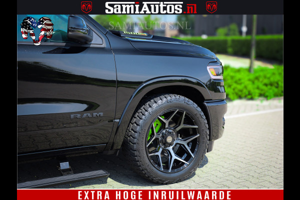 Dodge Ram 1500 Limited Night High Output 540HP 706Nm | Massage + Full Option | De Meest Luxe en Volle Pick-Up in zijn Klasse | Comfortabele Dubbele Cabine met Royale 5 Zitplaatsen | BPM vrij | Nu Leverbaar uit Voorraad | Voorraad Nr 2300 - 7689