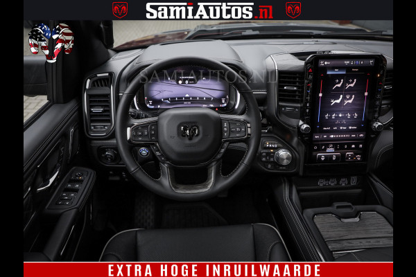 Dodge Ram 1500 Limited Night High Output 540HP 706Nm | Massage + Full Option | De Meest Luxe en Volle Pick-Up in zijn Klasse | Comfortabele Dubbele Cabine met Royale 5 Zitplaatsen | BPM vrij | Nu Leverbaar uit Voorraad | Voorraad Nr 2300 - 7689