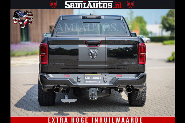 Dodge Ram 1500 Limited Night High Output 540HP 706Nm | Massage + Full Option | De Meest Luxe en Volle Pick-Up in zijn Klasse | Comfortabele Dubbele Cabine met Royale 5 Zitplaatsen | BPM vrij | Nu Leverbaar uit Voorraad | Voorraad Nr 2331 - 5133