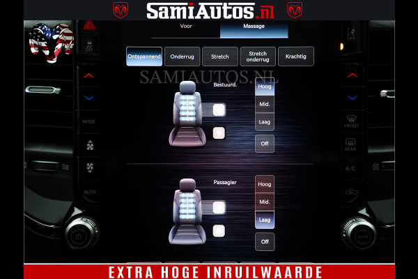 Dodge Ram 1500 Limited Night High Output 540HP 706Nm | Massage + Full Option | De Meest Luxe en Volle Pick-Up in zijn Klasse | Comfortabele Dubbele Cabine met Royale 5 Zitplaatsen | BPM vrij | Nu Leverbaar uit Voorraad | Voorraad Nr 2331 - 5133