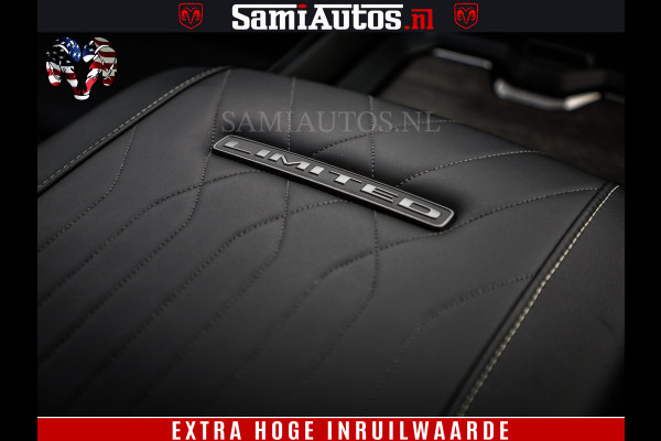 Dodge Ram 1500 Limited Night High Output 540HP 706Nm | Massage + Full Option | De Meest Luxe en Volle Pick-Up in zijn Klasse | Comfortabele Dubbele Cabine met Royale 5 Zitplaatsen | BPM vrij | Nu Leverbaar uit Voorraad | Voorraad Nr 2331 - 5133