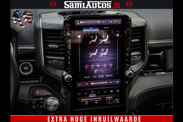 Dodge Ram 1500 Limited Night High Output 540HP 706Nm | Massage + Full Option | De Meest Luxe en Volle Pick-Up in zijn Klasse | Comfortabele Dubbele Cabine met Royale 5 Zitplaatsen | BPM vrij | Nu Leverbaar uit Voorraad | Voorraad Nr 2331 - 5133
