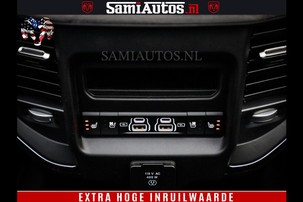 Dodge Ram 1500 Limited Night High Output 540HP 706Nm | Massage + Full Option | De Meest Luxe en Volle Pick-Up in zijn Klasse | Comfortabele Dubbele Cabine met Royale 5 Zitplaatsen | BPM vrij | Nu Leverbaar uit Voorraad | Voorraad Nr 2331 - 5133