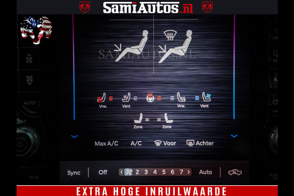 Dodge Ram 1500 Limited Night High Output 540HP 706Nm | Massage + Full Option | De Meest Luxe en Volle Pick-Up in zijn Klasse | Comfortabele Dubbele Cabine met Royale 5 Zitplaatsen | BPM vrij | Nu Leverbaar uit Voorraad | Voorraad Nr 2326 - 5169