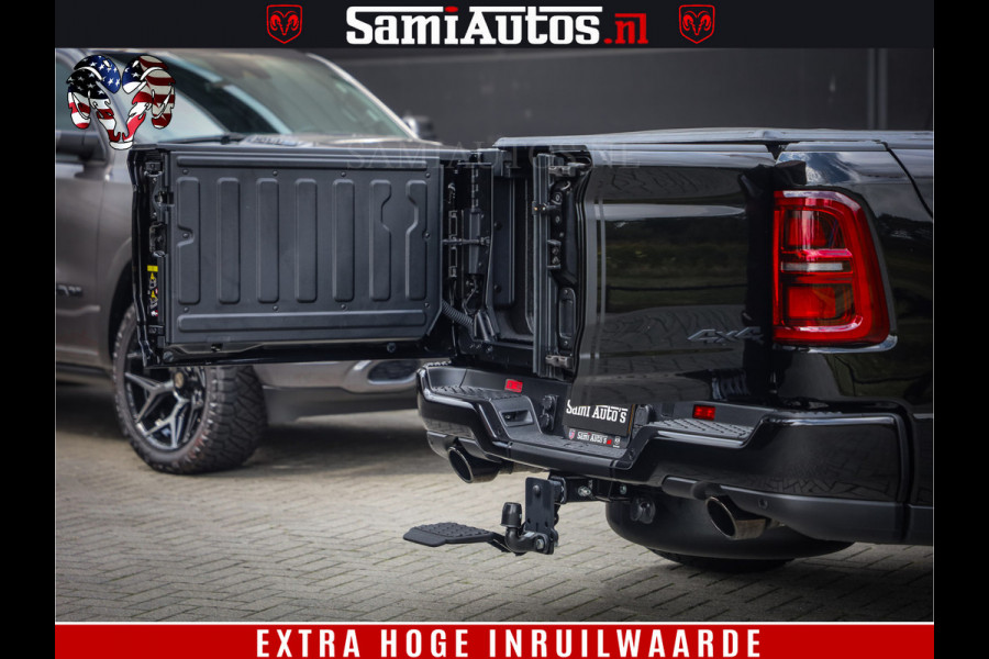 Dodge Ram 1500 Limited Night High Output 540HP 706Nm | Massage + Full Option | De Meest Luxe en Volle Pick-Up in zijn Klasse | Comfortabele Dubbele Cabine met Royale 5 Zitplaatsen | BPM vrij | Nu Leverbaar uit Voorraad | Voorraad Nr 2326 - 5169