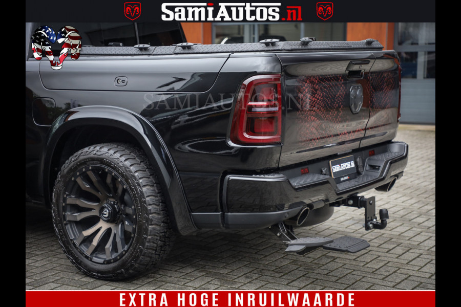 Dodge Ram COBRA EDITION | All-In Prijs | 1500 Limited Night High Output 540HP 706Nm | Massage + Full Option | De Meest Luxe en Volle Pick- Comfortabele Dubbele Cabine met Royale 5 Zitplaatsen | BPM vrij | Nu Leverbaar uit Voorraad | Voorraad Nr 2335 - 5153 |