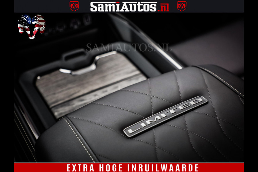 Dodge Ram COBRA EDITION | All-In Prijs | 1500 Limited Night High Output 540HP 706Nm | Massage + Full Option | De Meest Luxe en Volle Pick- Comfortabele Dubbele Cabine met Royale 5 Zitplaatsen | BPM vrij | Nu Leverbaar uit Voorraad | Voorraad Nr 2335 - 5153 |