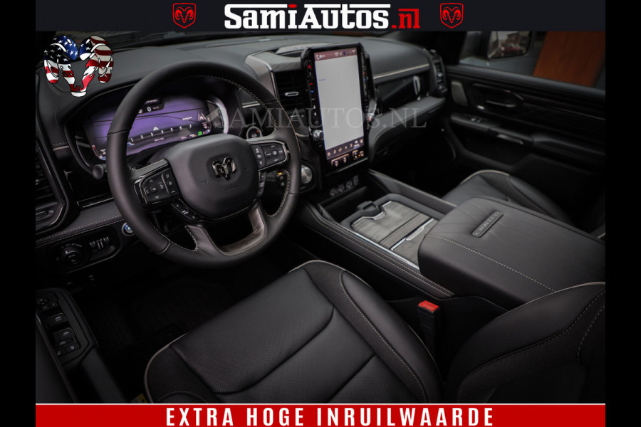 Dodge Ram COBRA EDITION | All-In Prijs | 1500 Limited Night High Output 540HP 706Nm | Massage + Full Option | De Meest Luxe en Volle Pick- Comfortabele Dubbele Cabine met Royale 5 Zitplaatsen | BPM vrij | Nu Leverbaar uit Voorraad | Voorraad Nr 2335 - 5153 |