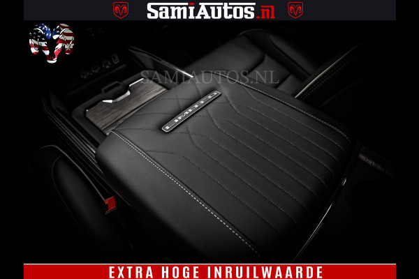 Dodge Ram COBRA EDITION | All-In Prijs | 1500 Limited Night High Output 540HP 706Nm | Massage + Full Option | De Meest Luxe en Volle Pick- Comfortabele Dubbele Cabine met Royale 5 Zitplaatsen | BPM vrij | Nu Leverbaar uit Voorraad | Voorraad Nr 2335 - 5153 |