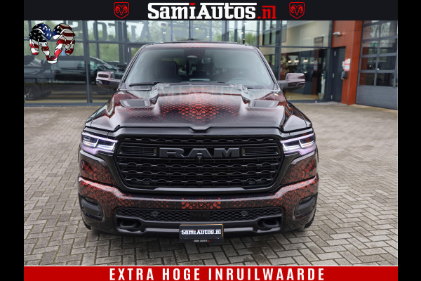 Dodge Ram COBRA EDITION | All-In Prijs | 1500 Limited Night High Output 540HP 706Nm | Massage + Full Option | De Meest Luxe en Volle Pick- Comfortabele Dubbele Cabine met Royale 5 Zitplaatsen | BPM vrij | Nu Leverbaar uit Voorraad | Voorraad Nr 2335 - 5153 |