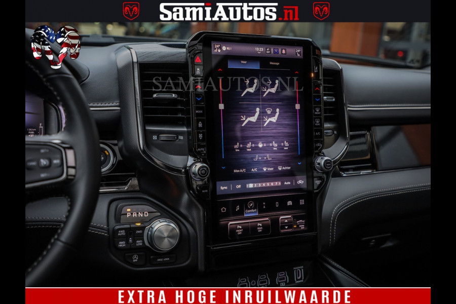 Dodge Ram COBRA EDITION | All-In Prijs | 1500 Limited Night High Output 540HP 706Nm | Massage + Full Option | De Meest Luxe en Volle Pick- Comfortabele Dubbele Cabine met Royale 5 Zitplaatsen | BPM vrij | Nu Leverbaar uit Voorraad | Voorraad Nr 2335 - 5153 |