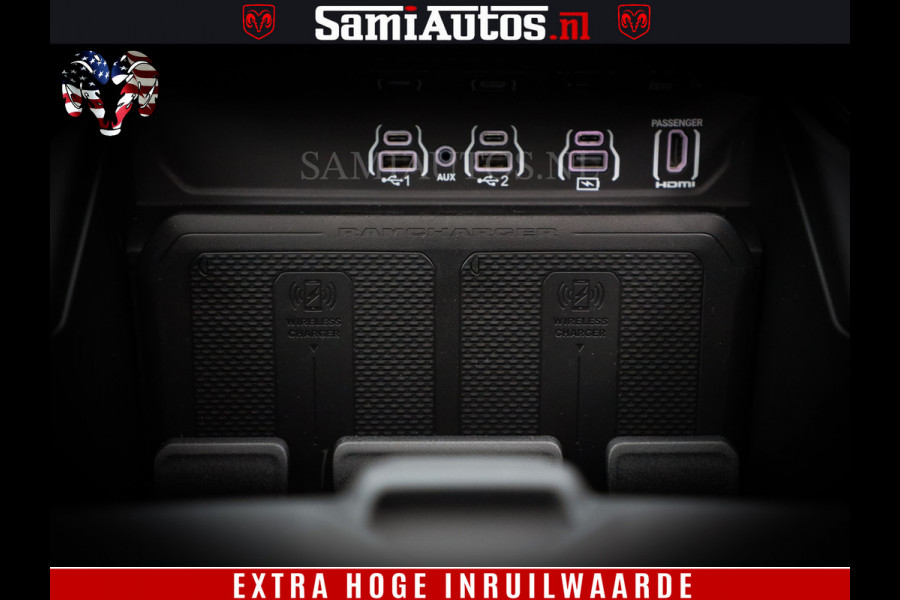 Dodge Ram COBRA EDITION | All-In Prijs | 1500 Limited Night High Output 540HP 706Nm | Massage + Full Option | De Meest Luxe en Volle Pick- Comfortabele Dubbele Cabine met Royale 5 Zitplaatsen | BPM vrij | Nu Leverbaar uit Voorraad | Voorraad Nr 2335 - 5153 |