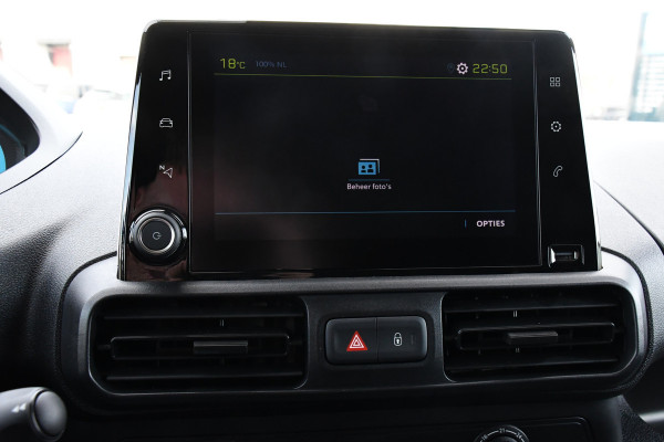Peugeot e-Partner 136 L1 50 kWh Black Edition Camera, Cruise, Carplay, Stoelverwarming, 136pk, Multimedia, BOM VOL! Peugeot e-Partner 136 L1 50 kWh Black Edition Camera, Cruise, Carplay, Stoelverwarming, 136pk, Multimedia, BOM VOL!