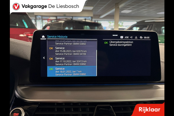 BMW 5 Serie Touring 530e xDrive High Executive/leer/pano/navi/trekhaak/apple carplay