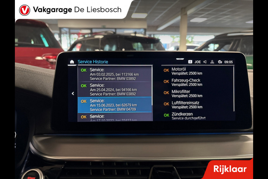 BMW 5 Serie Touring 530e xDrive High Executive/leer/pano/navi/trekhaak/apple carplay