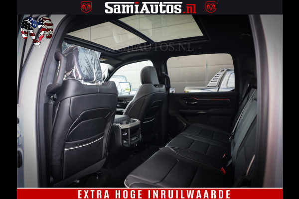 Dodge Ram 1500 1500 Limited Night High Output 540HP 706Nm | Massage + Full Option | De Meest Luxe en Volle Pick-Up in zijn Klasse | Comfortabele Dubbele Cabine met Royale 5 Zitplaatsen | BPM vrij | Nu Leverbaar uit Voorraad | Voorraad Nr 2298 - 7479