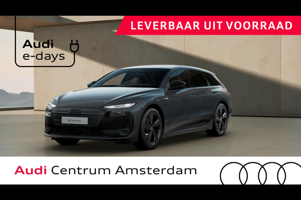 Audi A6 Avant e-tron S edition 83 kWh privacy glass, remzadels rood Audi A6 Avant e-tron S edition 83 kWh privacy glass, remzadels rood
