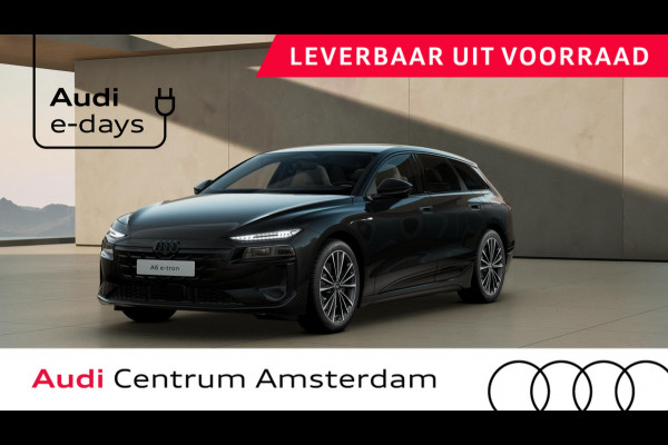 Audi A6 Avant e-tron Advanced edition 100kWh 270 kW / 367 PK Tech Plus pakket, stoelventilatie, optiek pakket glanzend zwart