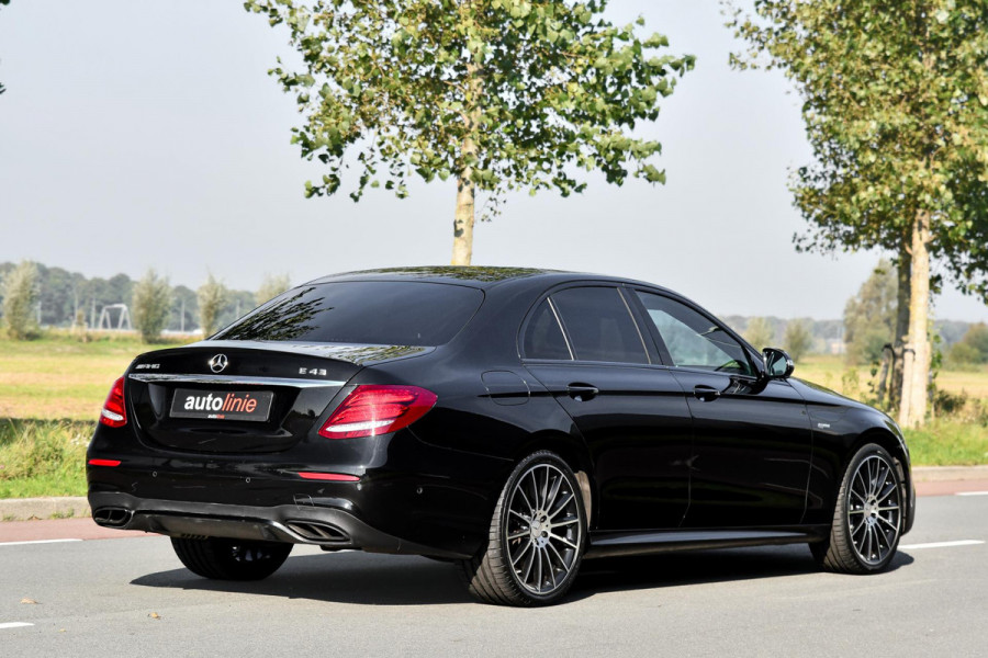 Mercedes-Benz E-Klasse AMG 43 4MATIC. Pano, Luchtv, Distro+, Memory, 360, HUD, Burm, Dodeh, CarPlay! Mercedes-Benz E-Klasse AMG 43 4MATIC. Pano, Luchtv, Distro+, Memory, 360, HUD, Burm, Dodeh, CarPlay!