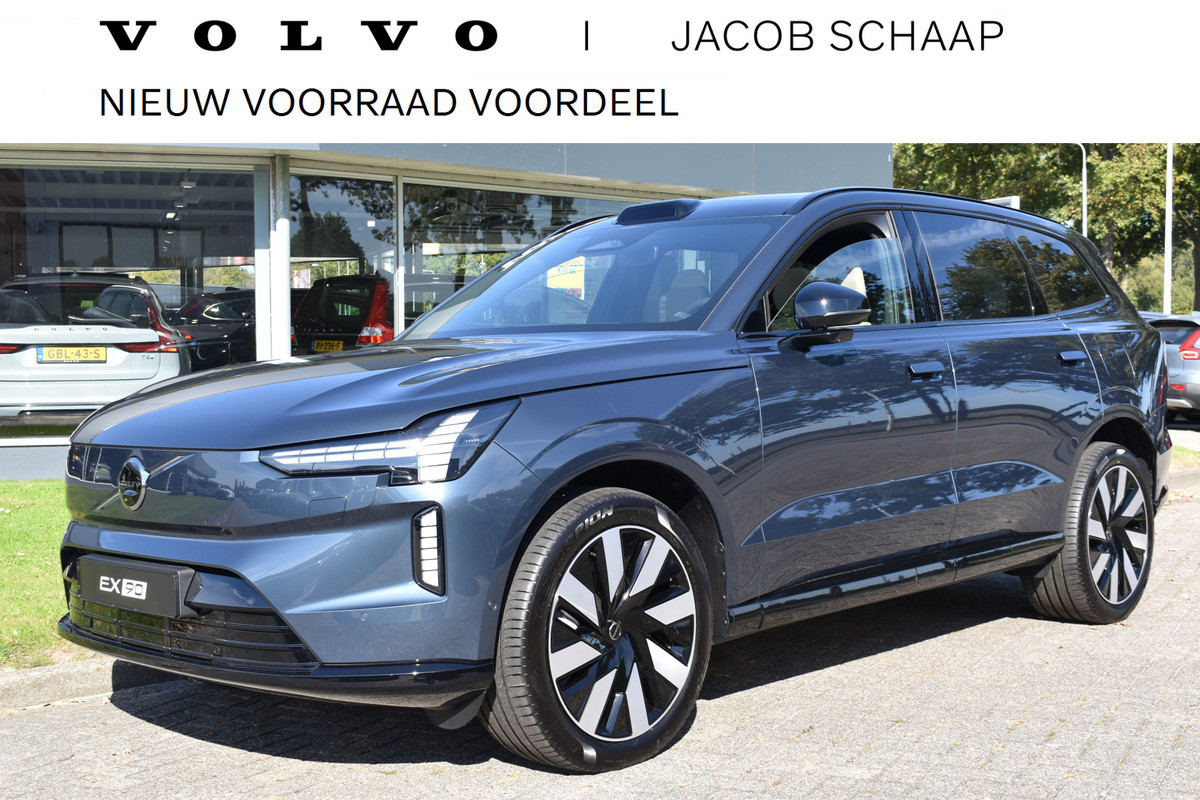 Volvo EX90 Twin Motor 408PK Ultra 7P 111kWh | Uit voorraad leverbaar | Luchtvering | 7 zitplaatsen | Pilot assist-pakket | Volvo EX90 Twin Motor 408PK Ultra 7P 111kWh | Uit voorraad leverbaar | Luchtvering | 7 zitplaatsen | Pilot assist-pakket |