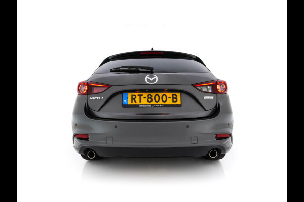Mazda 3 2.0 SkyActiv-G 120 GT-M (INCL-BTW) *LUXURY-LEATHER | FULL-LED | ADAPTIVE-CRUISE | BLIND-SPOT |  BOSE-SOUND | CAMERA | KEYLESS | DAB+ | HEATED-SPORTSEATS | NAVI-FULLMAP | HEAD-UP | PRIVACY-GLASS | LANE-ASSIST | 18''A