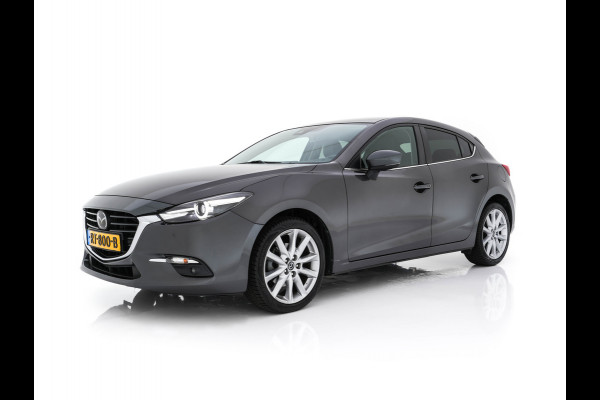 Mazda 3 2.0 SkyActiv-G 120 GT-M (INCL-BTW) *LUXURY-LEATHER | FULL-LED | ADAPTIVE-CRUISE | BLIND-SPOT |  BOSE-SOUND | CAMERA | KEYLESS | DAB+ | HEATED-SPORTSEATS | NAVI-FULLMAP | HEAD-UP | PRIVACY-GLASS | LANE-ASSIST | 18''A